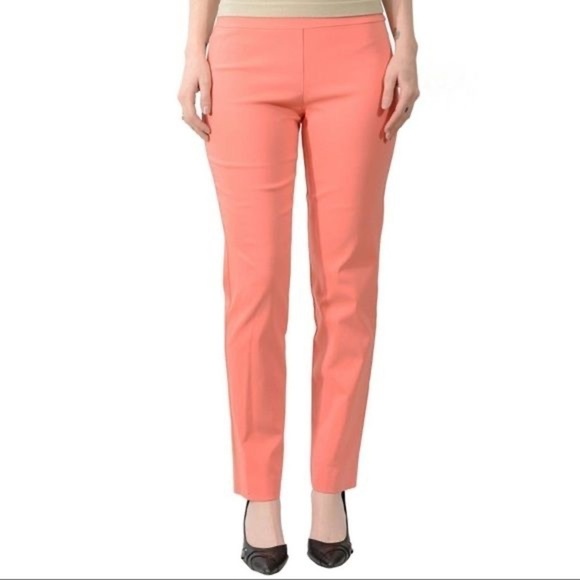 NWT. Lauren Ralph Lauren Silk Sandylan Sunset Double Layer Dress Pants. 14P - Picture 1 of 13